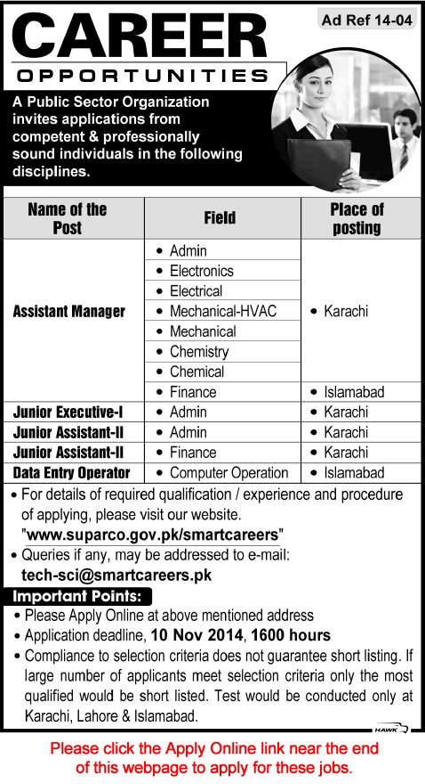 Online application for government jobs 2014